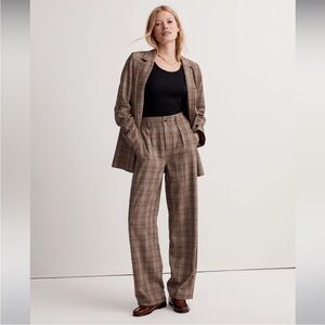 Madewell Neale Straight Leg pant in Ghent Plaid